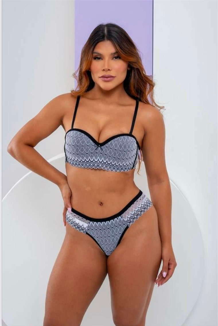 Conjunto De Lingerie Renda Prysben