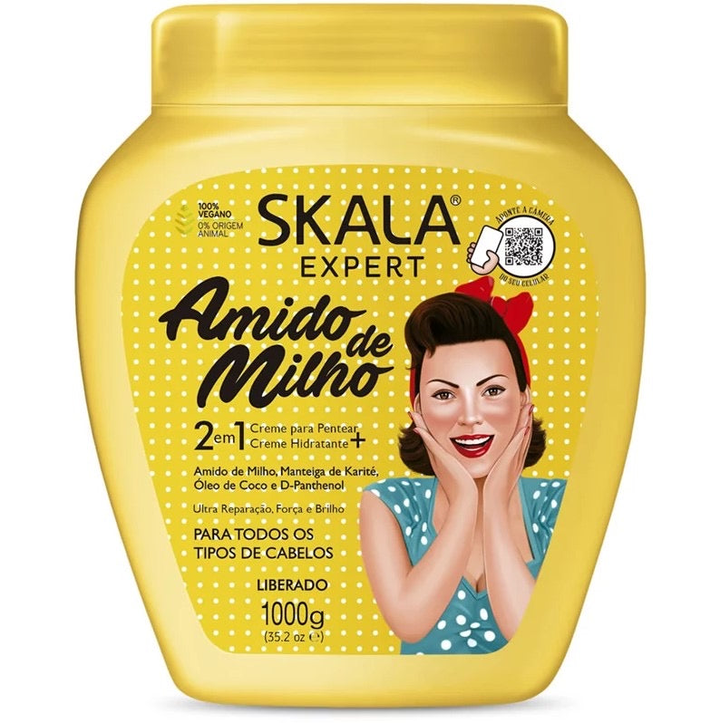 Skala exp amido de milho creme de tratamento 1KG
