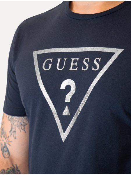 Camiseta Guess Masculino Foil Logo Print