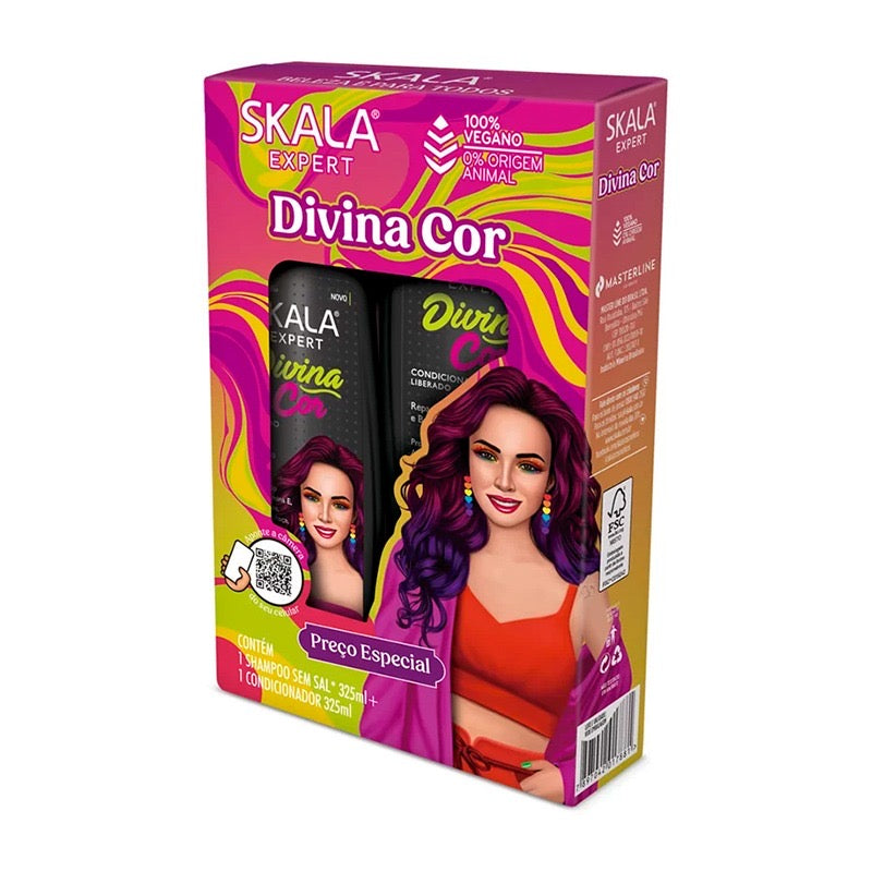 Skala Exp Divina Cor Kit Shampoo + Condicionador