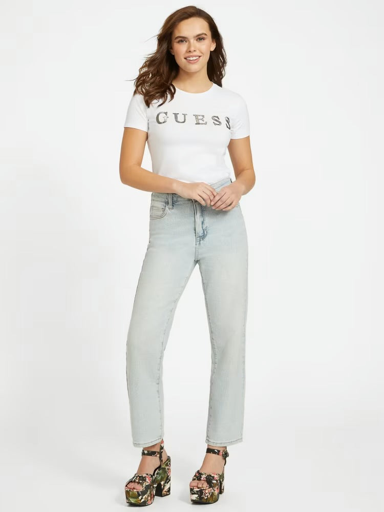 T-Shirt Pepper Metallic Logo Tee Guess