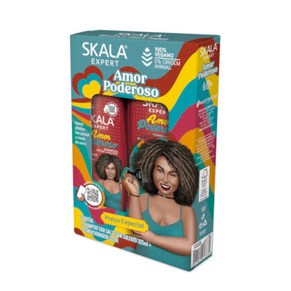 Skala Exp Amor Poderoso Kit Shampoo + Condicionador