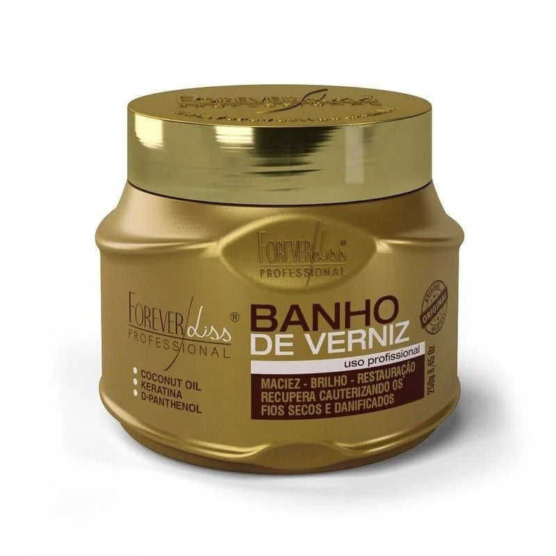 Forever Liss Banho De Verniz Máscara de Tratamento 250g