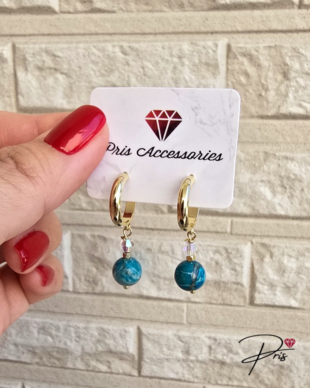 Brinco Turquesa Pris Accessories