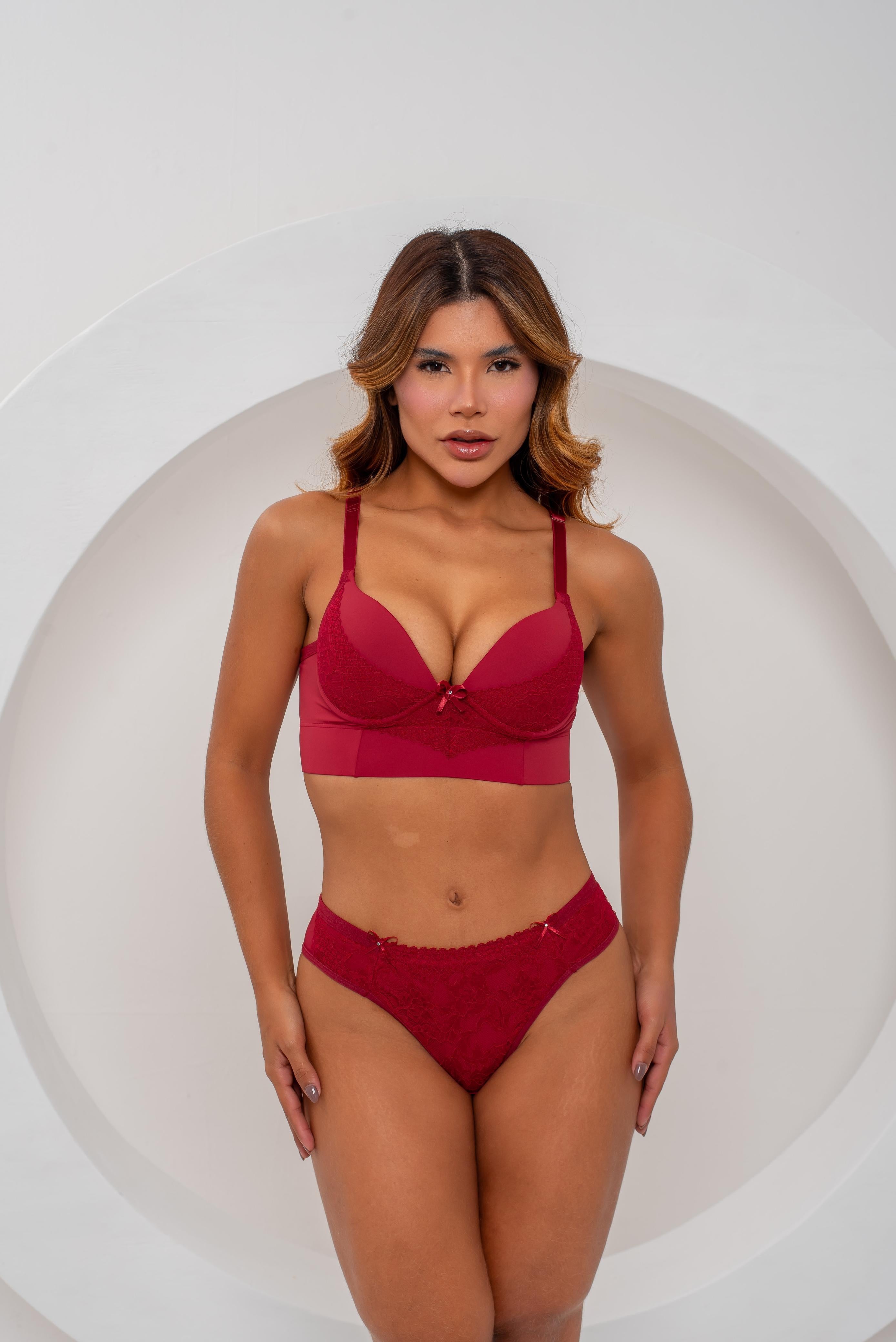 Conjunto De Lingerie Renda Prysben
