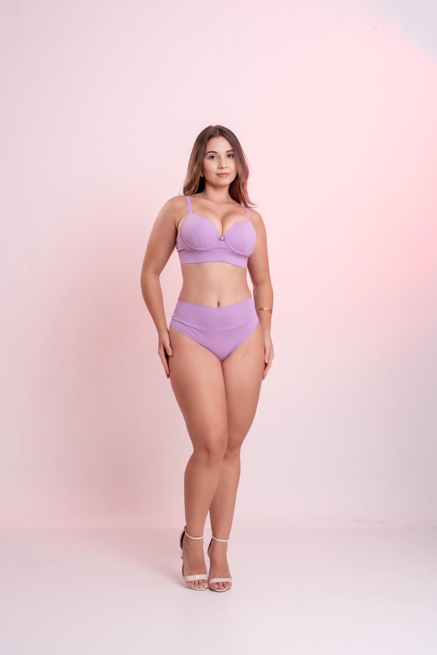 Conjunto de Lingerie Liso Prysben