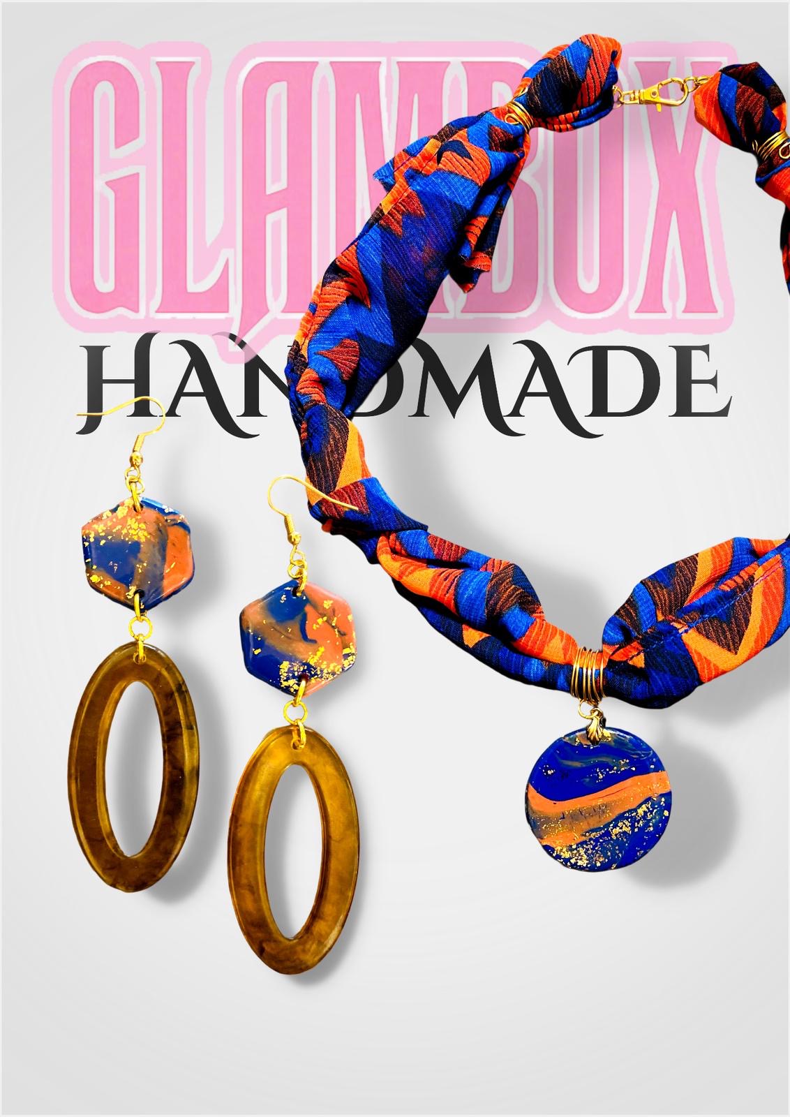 Colar de tecido Aurora Dourada