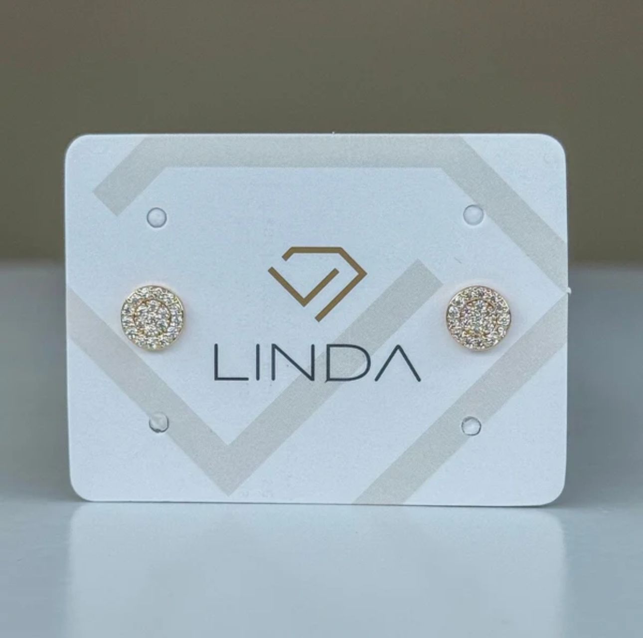 Brinco Redondo Cravejado Linda