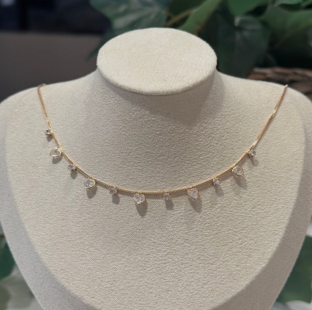 Chocker Coracao e Ponto de Luz