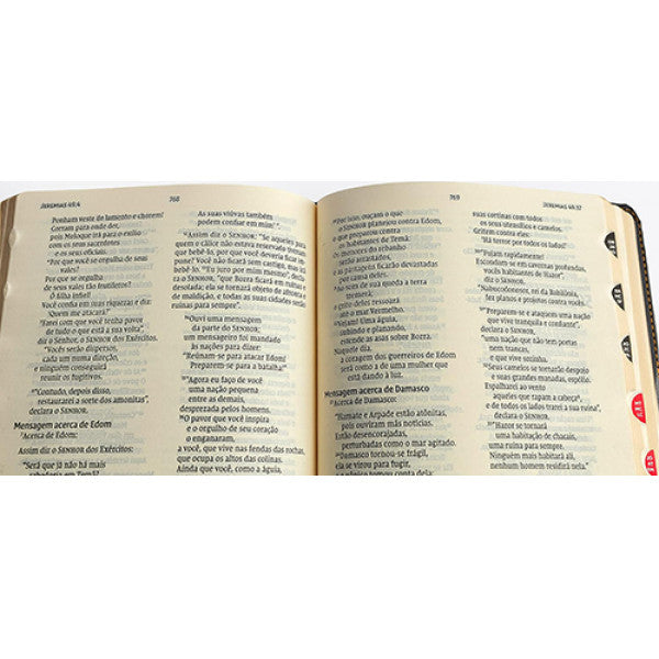 Bíblia Sagrada NVI - Leitura Perfeita - Luxo Preta C/ Índice